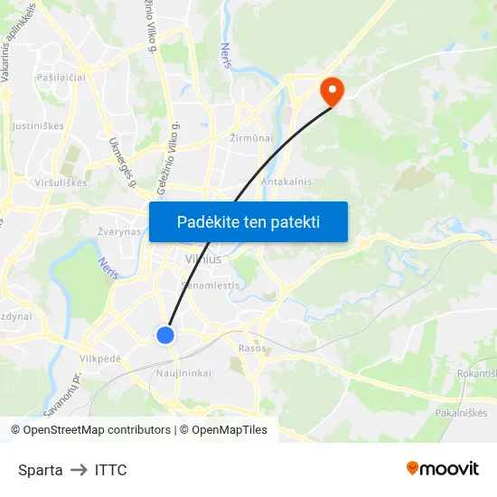 Sparta to ITTC map