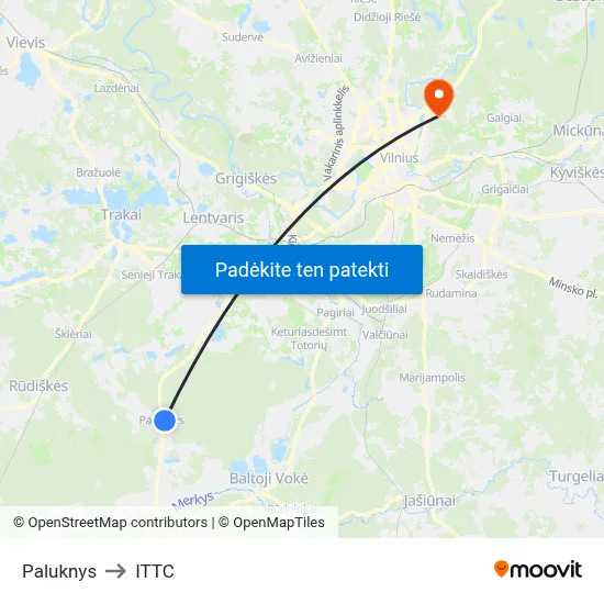 Paluknys to ITTC map