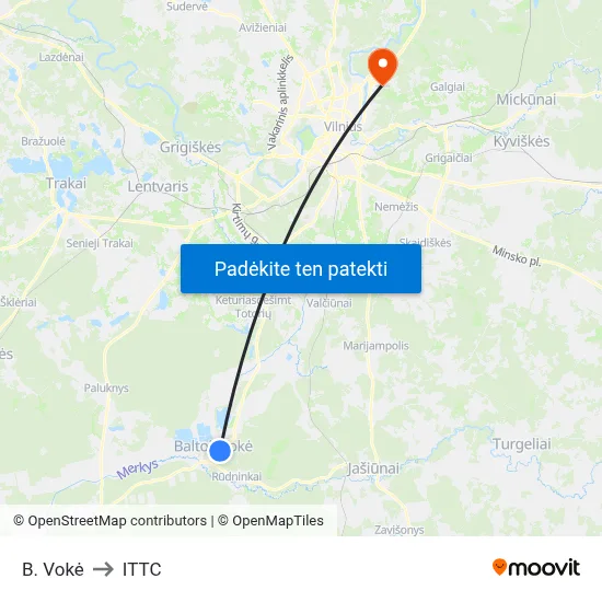 B. Vokė to ITTC map