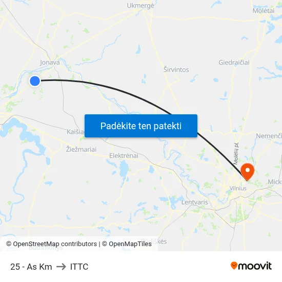 25 - As Km to ITTC map