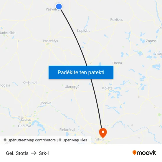 Gel. Stotis to Srk-I map