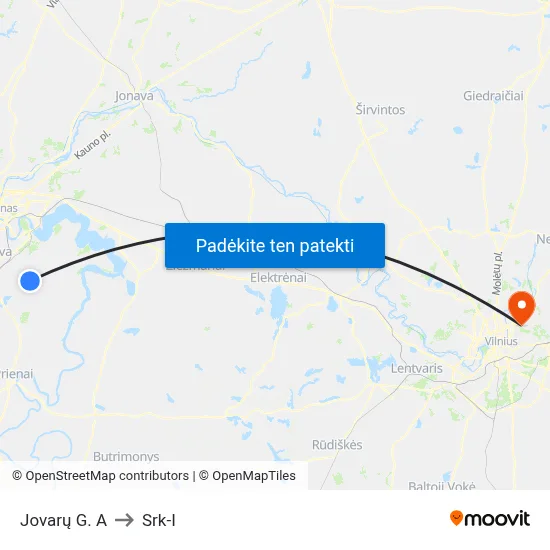 Jovarų G. A to Srk-I map
