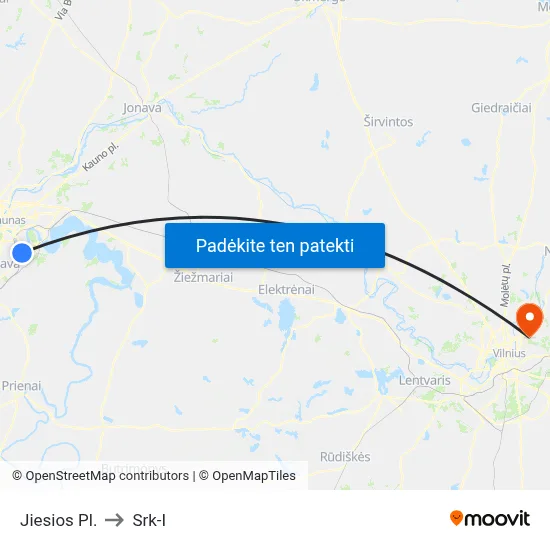 Jiesios Pl. to Srk-I map