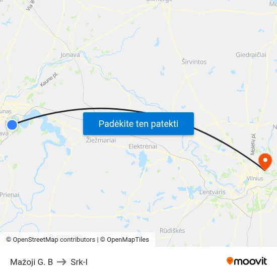 Mažoji G. B to Srk-I map