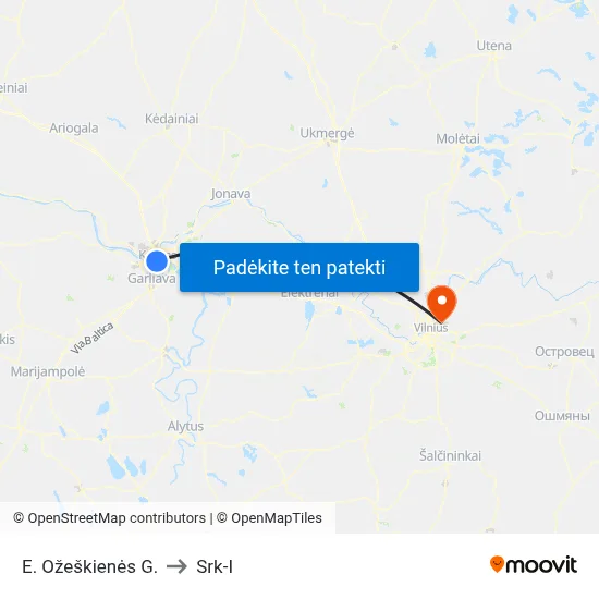 E. Ožeškienės G. to Srk-I map