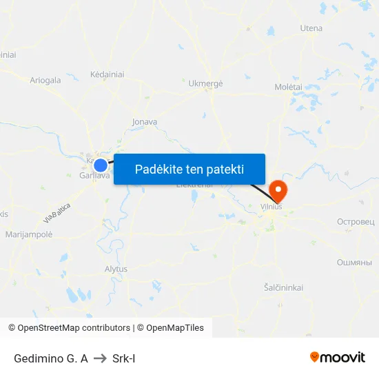 Gedimino G. A to Srk-I map