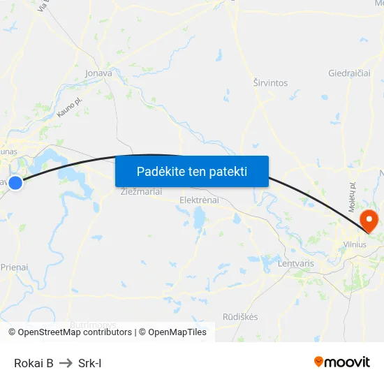 Rokai B to Srk-I map