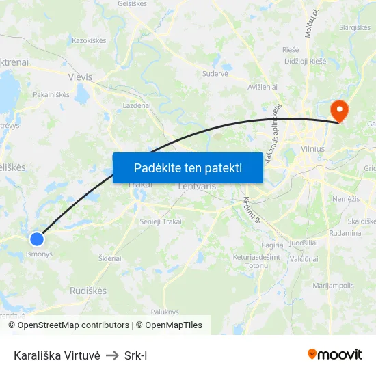 Karališka Virtuvė to Srk-I map