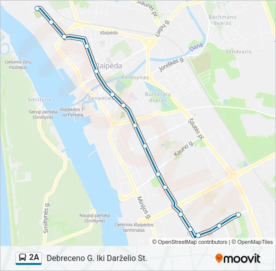 2A Bus Line Map