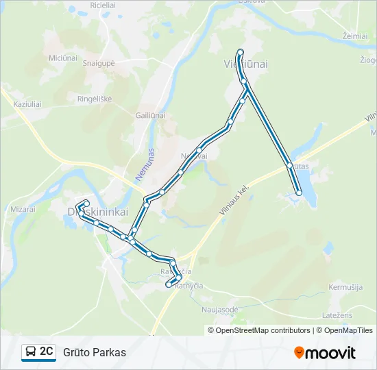 2C Bus Line Map