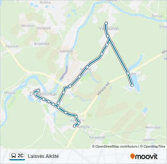 2C Bus Line Map