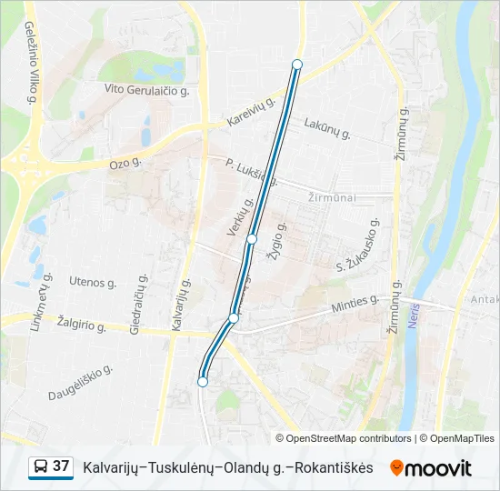 37  Line Map