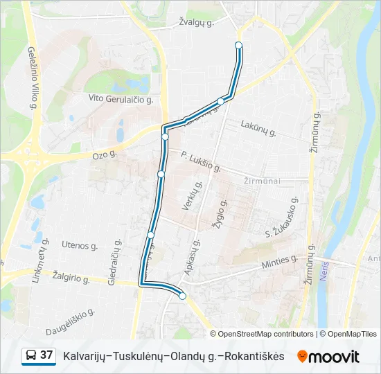 37  Line Map