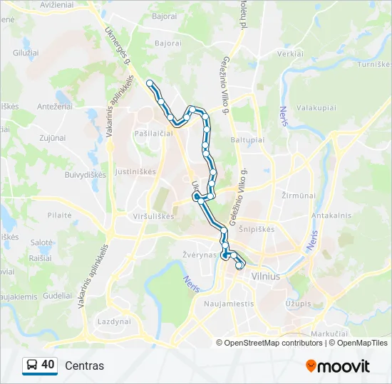 40  Line Map