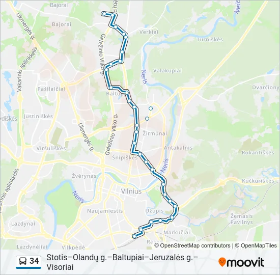 34  Line Map