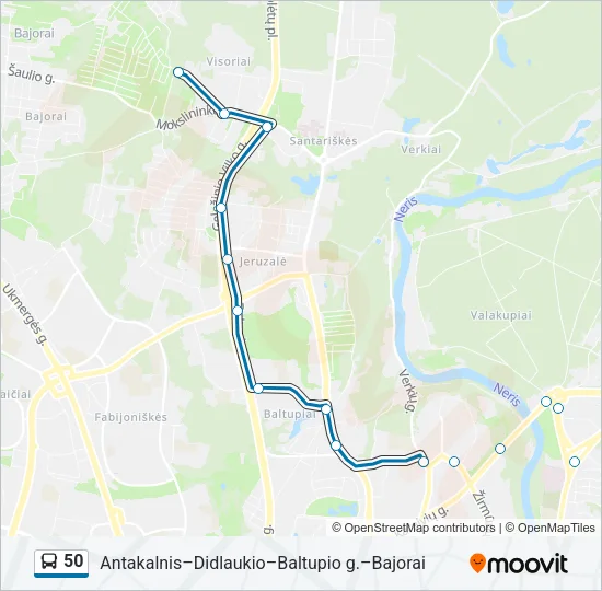 50  Line Map