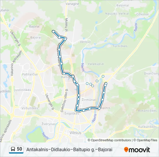 50  Line Map