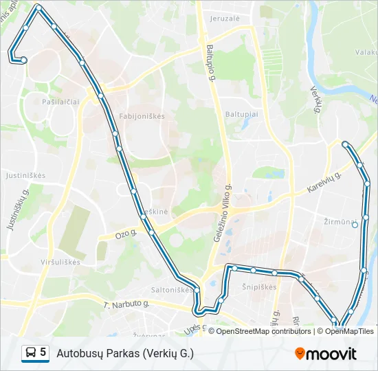 5  Line Map