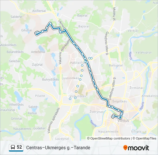 52  kelionės žemėlapis