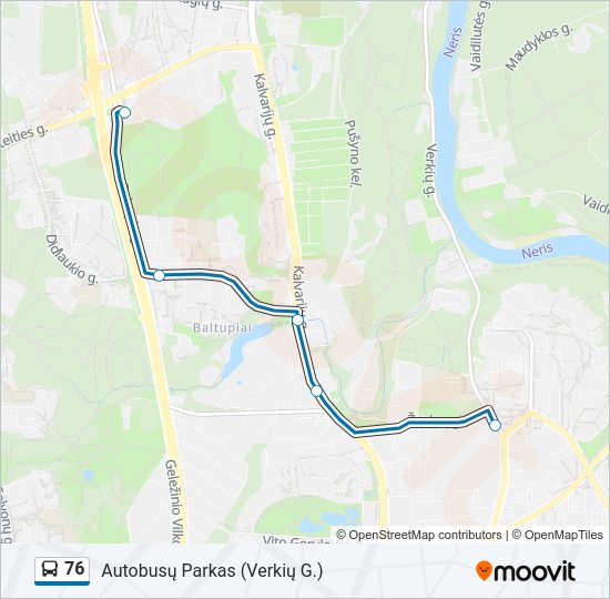 76  kelionės žemėlapis