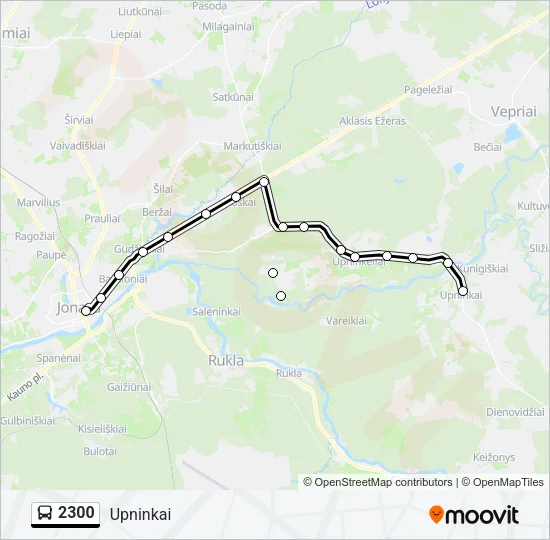 2300 Bus Line Map