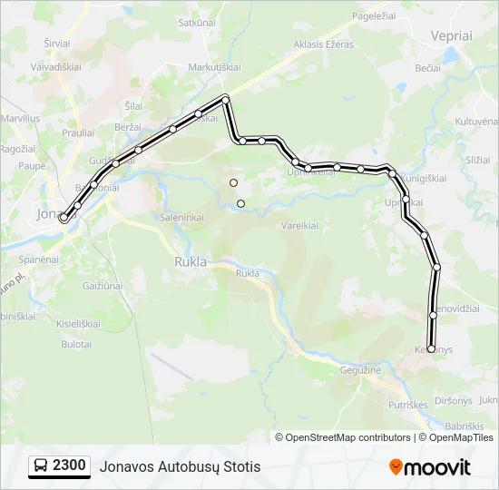 2300 Bus Line Map