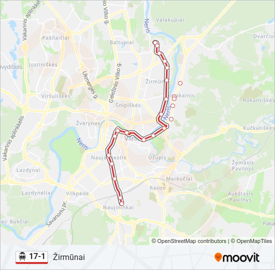 17-1  kelionės žemėlapis