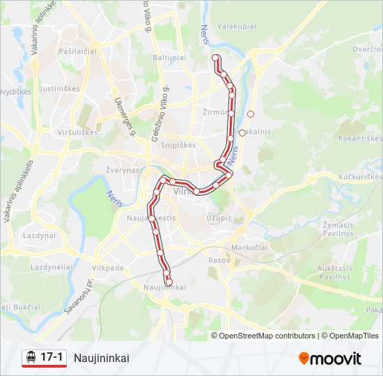 17-1  kelionės žemėlapis