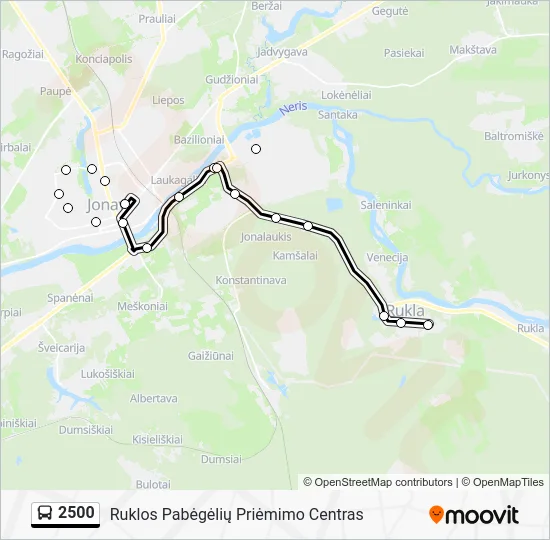  2500: карта маршрута