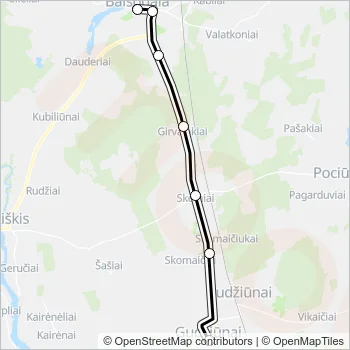 E23 Bus Line Map