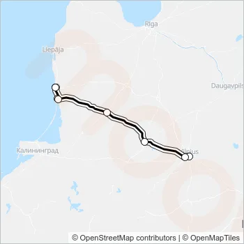 M-919A Bus Line Map