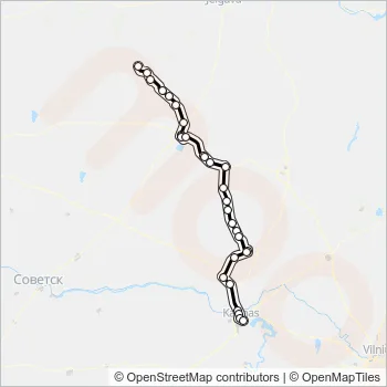 M-325 Bus Line Map