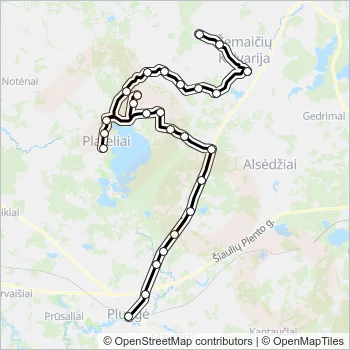 25A Bus Line Map