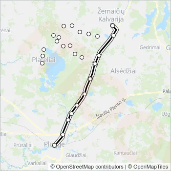 25A Bus Line Map