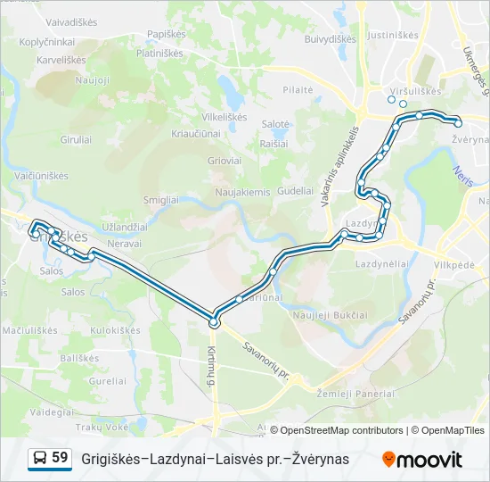 59  Line Map