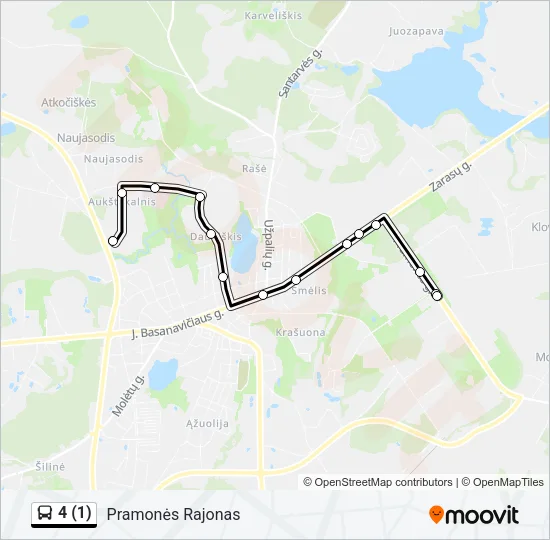 4 (1) Bus Line Map