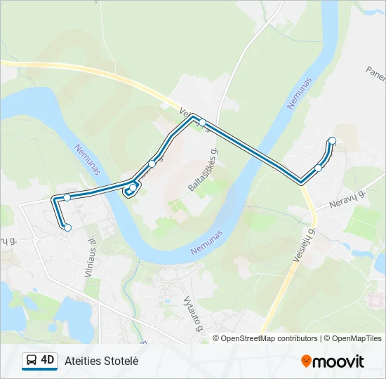 4D Bus Line Map