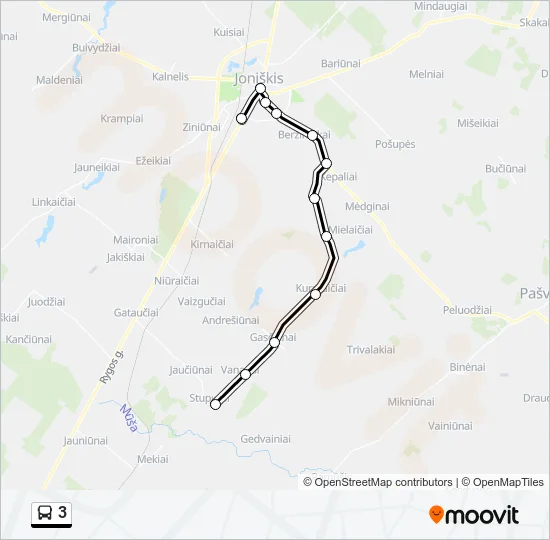  3: карта маршрута