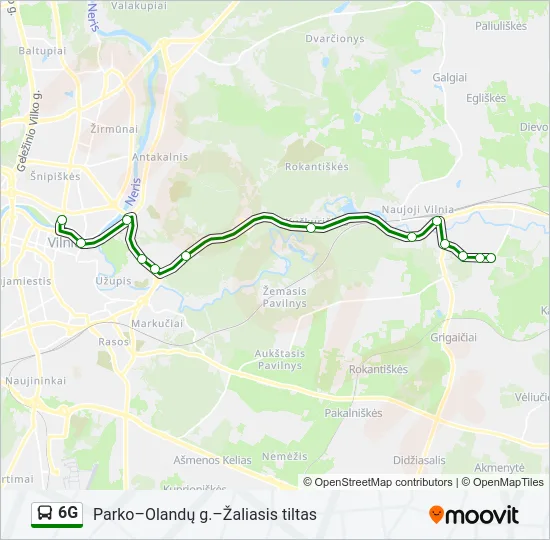 6G  kelionės žemėlapis