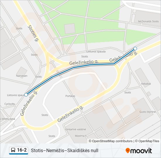 16-2  kelionės žemėlapis