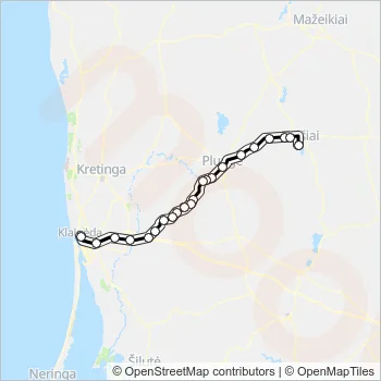 M-811 Bus Line Map