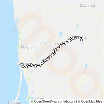 M-811 Bus Line Map