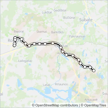 11 Bus Line Map