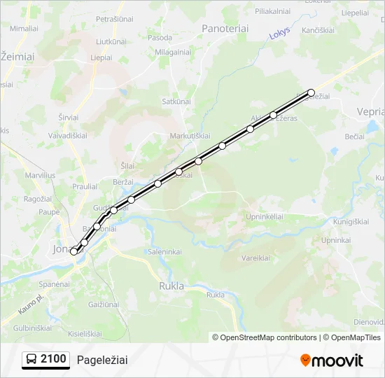  2100: карта маршрута