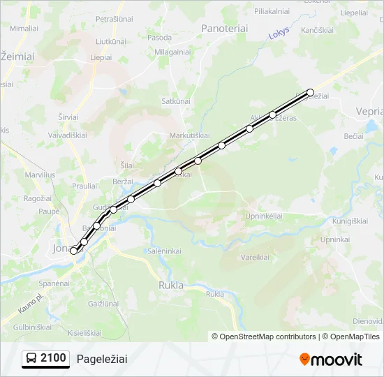 2100 Bus Line Map