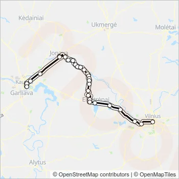M-225 Bus Line Map
