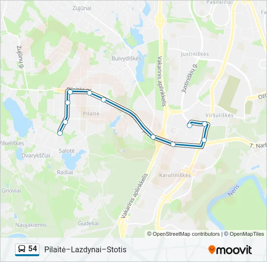 54  Line Map