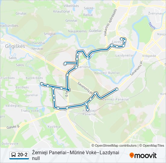 20-2  kelionės žemėlapis