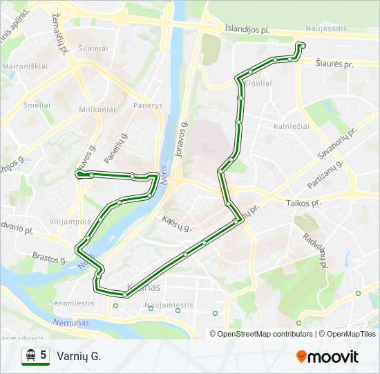 5  Line Map