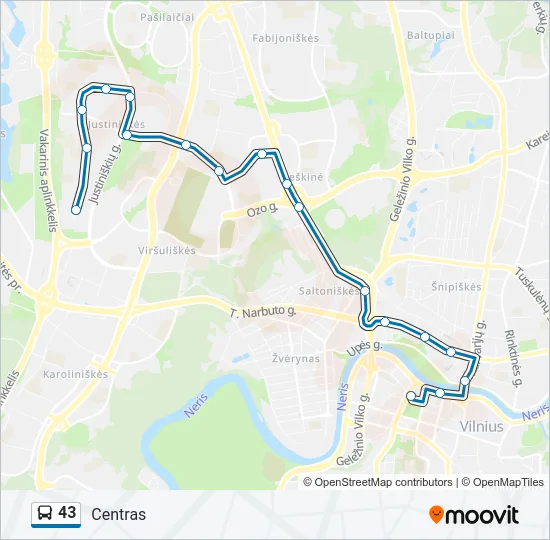 43  Line Map